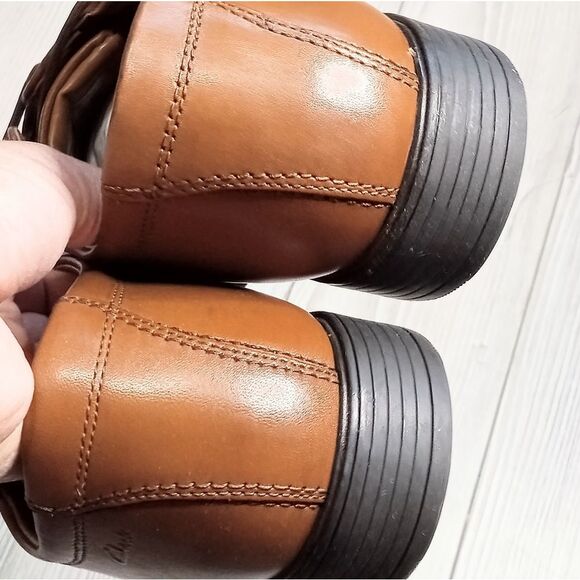 (54-4189) Clarks Men's Tilden Cap Oxford Shoes Sz 7.5 - Picture 4 of 12
